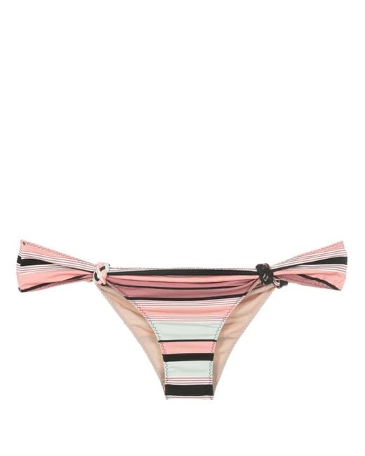 Clube Bossa Pink Gestreiftes Rings Bikinihöschen