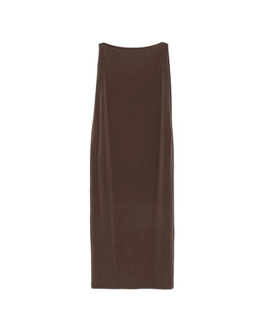 Issey Miyake Brown Dresses