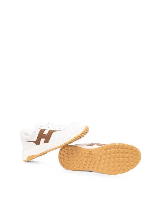 Hogan Sneakers Mit Logo-Patch in White für Herren