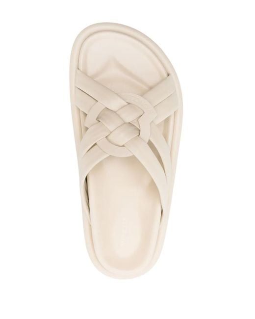 Moncler Natural 'Bell' Slides