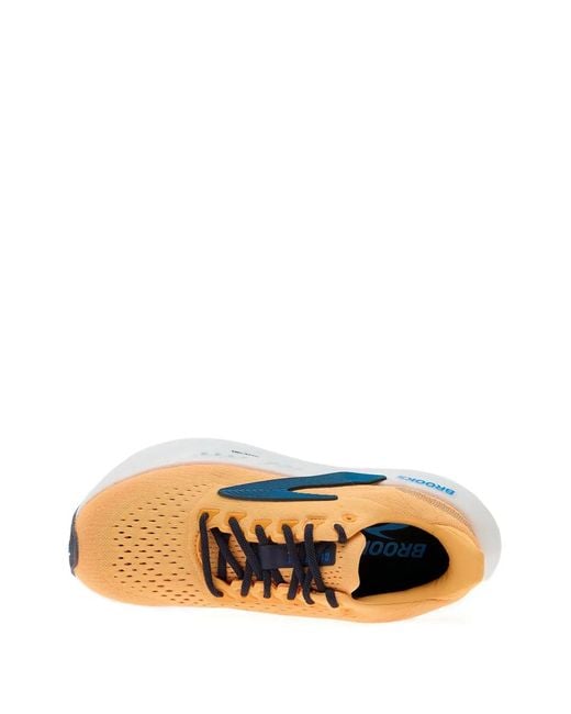 Brooks Orange Glycerin Max M Lace-Up Sneakers for men