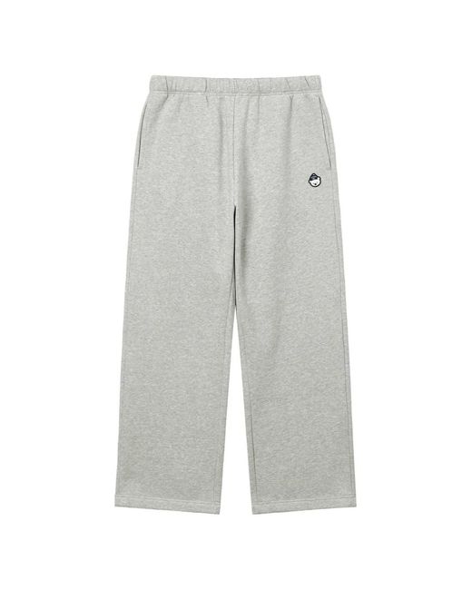 Chocoolate Gray Logo-Patch Track Pants for men