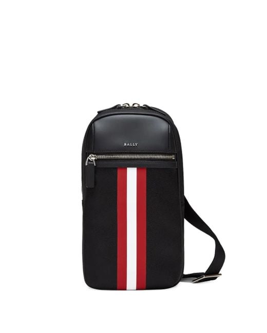 Bally Messengertas Met Lint in het Black voor heren
