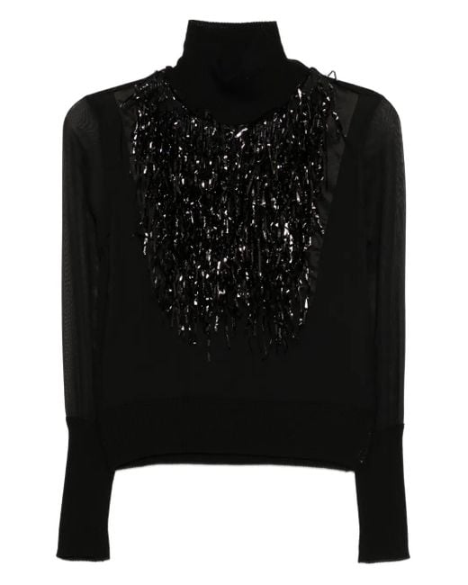 Undercover タッセル トップ Black