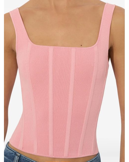 Alice + Olivia Sariah コルセットトップ Pink