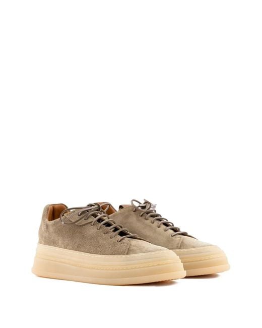 Buttero Brown Suede Sneakers for men