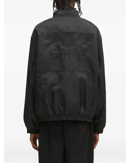 Represent Black Overdrive Racing Jacket for men