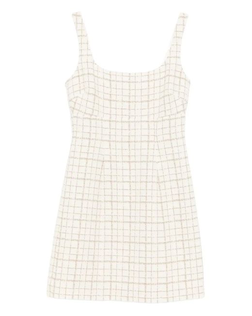 Veronica Beard White Bridgitte Mini Dress