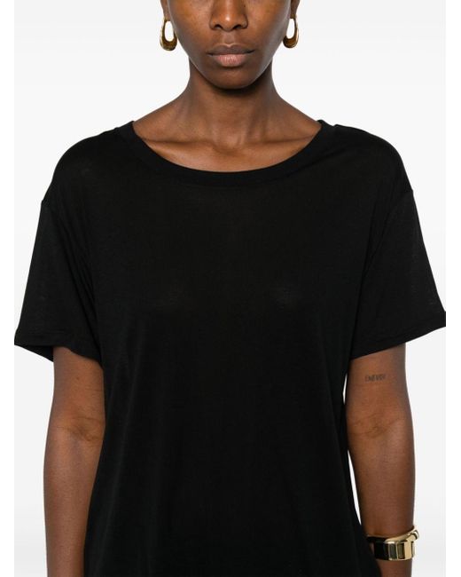T-shirt girocollo di Baserange in Black