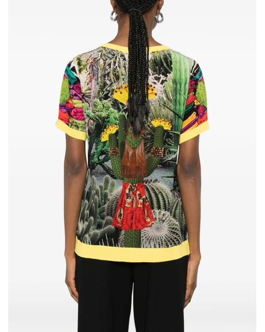 The Artistylist Gray Graphic-Print T-Shirt