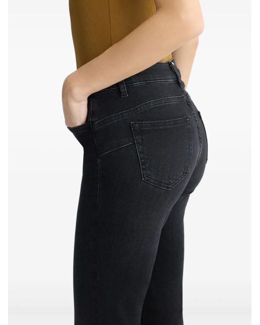 Liu Jo Blue Rhinestone-Embellished Skinny Jeans