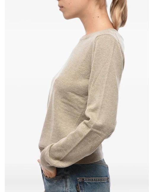 Malo Blue Crew-Neck Long-Sleeve Sweater