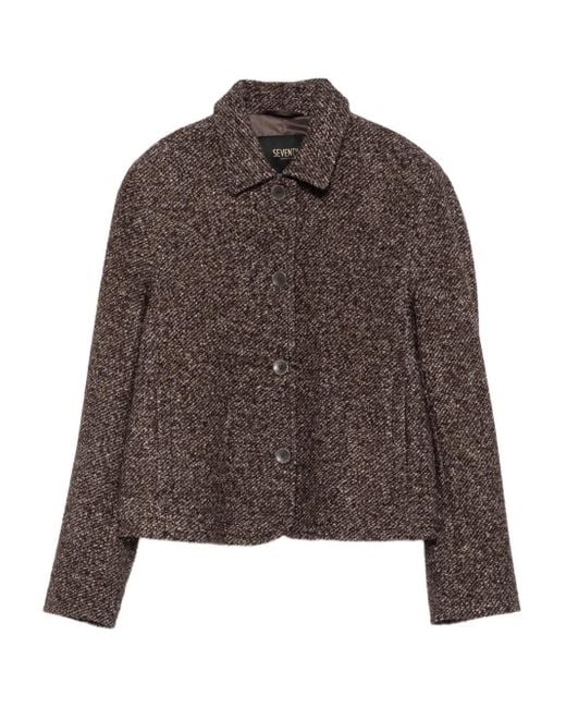 Giacca Con Bottoni di Seventy in Brown