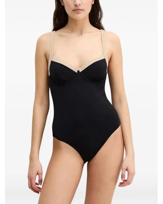 Marc O' Polo Black Adjustable-Strap Swimsuit