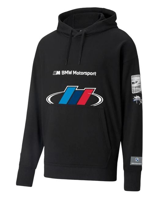 PUMA Black X Bmw Motorsport Street Hoodie for men