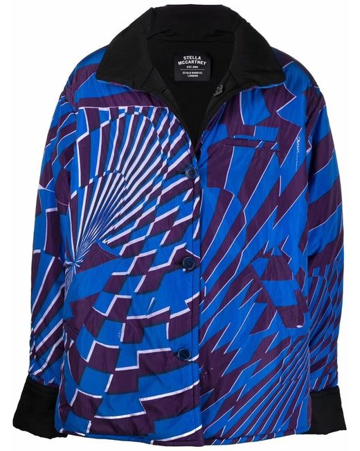 Stella McCartney Blue X Ed Curtis Graphic-Print Jacket