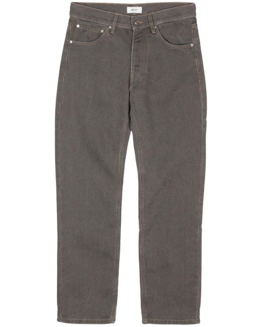 NN07 Gray Sonny Straight-leg Jeans for men