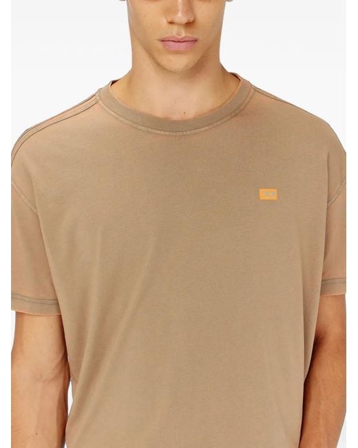 DIESEL Natural Long-Sleeve T-Shirt for men