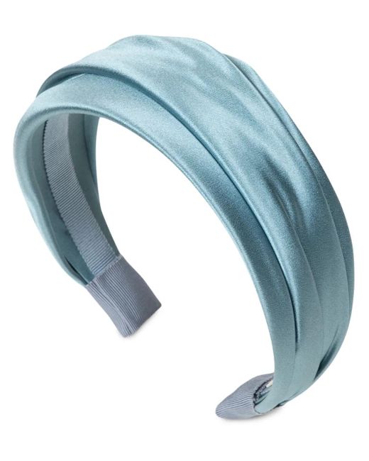 Jennifer Behr Blue Natasha Silk Headband