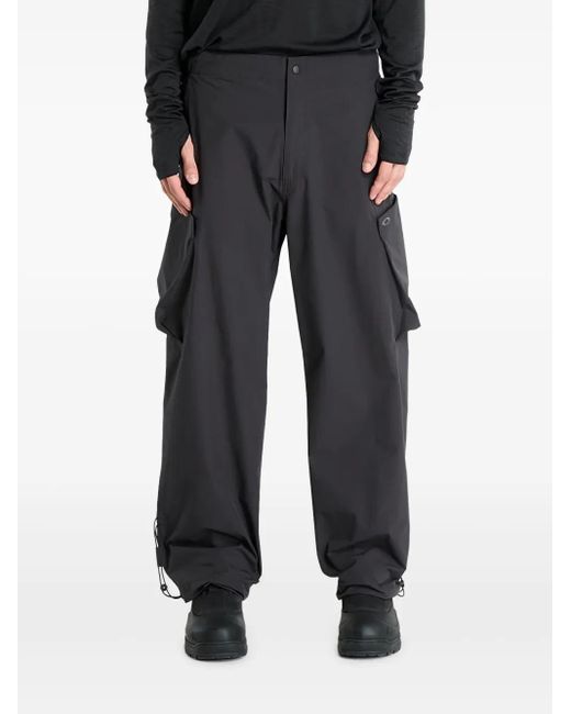 Oakley Black Fgl Tool Box Pants 5.7 Cargo Drawstring Trousers for men