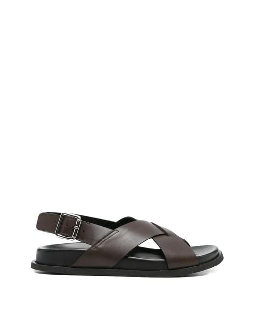 Guglielmo Rotta White Crisscross-Detail Sandals