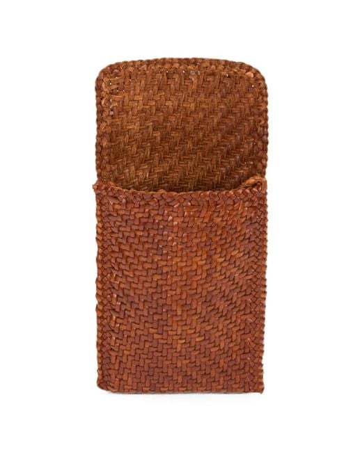 Dragon Diffusion Brown Phone Crossbody Tan