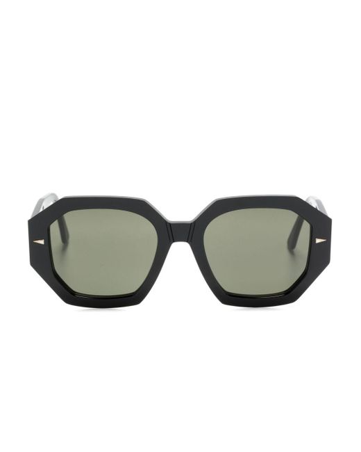 Ahlem Black Rennes Geometric-frame Sunglasses