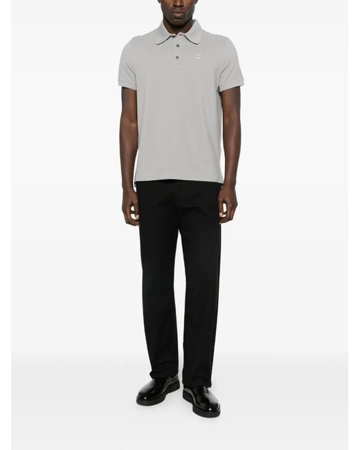 Canada Goose Gray Polo À Patch Logo for men
