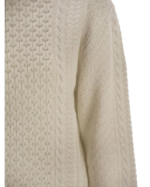 Fabiana Filippi Natural Crew-Neck Sweater