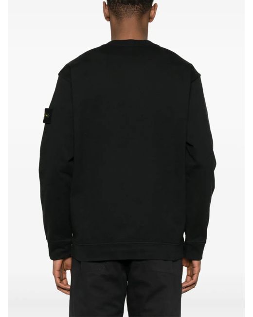 Stone Island Black Felpa for men