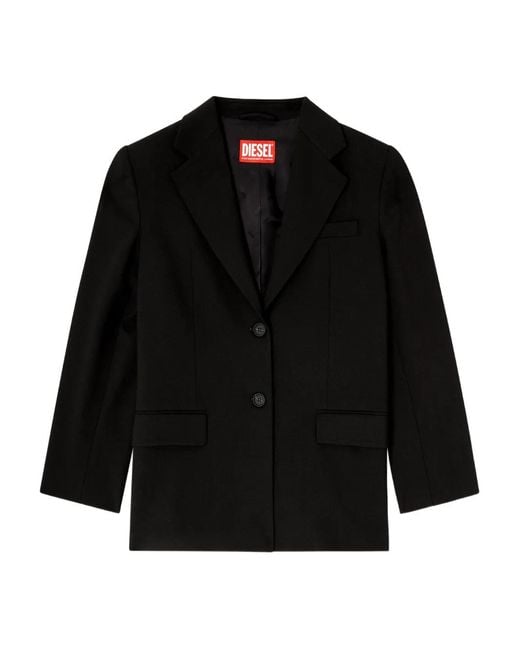 DIESEL Black G-Kess-R1 Single-Breasted Blazer