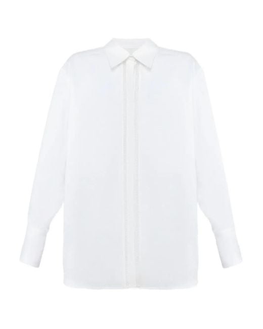 Camicia A Maniche Lunghe di Boss in White
