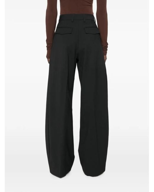 Thelatest White E-Billie Pleated Tailored Trousers