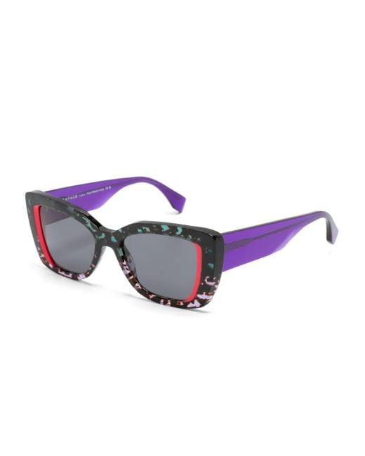 Face A Face Purple Ashoka 1 Cat-Eye Sunglasses