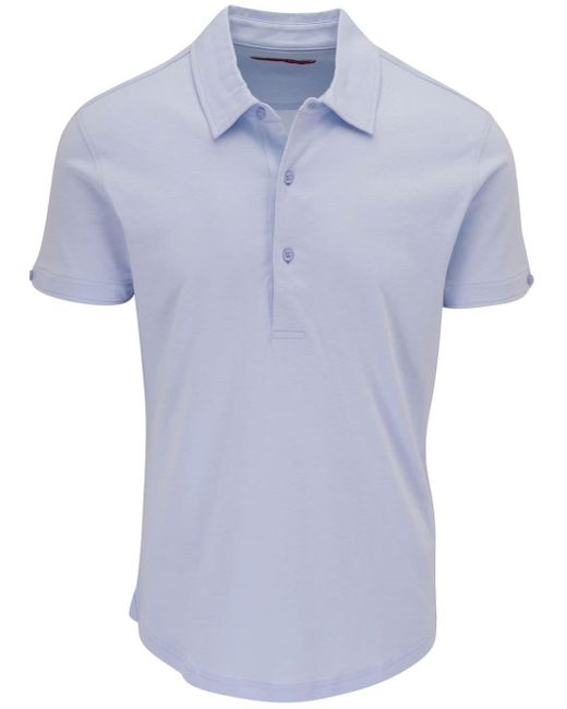 Orlebar Brown Blue Cotton-silk Polo Shirt for men
