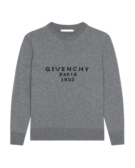 Givenchy ジャカードロゴ セーター Gray