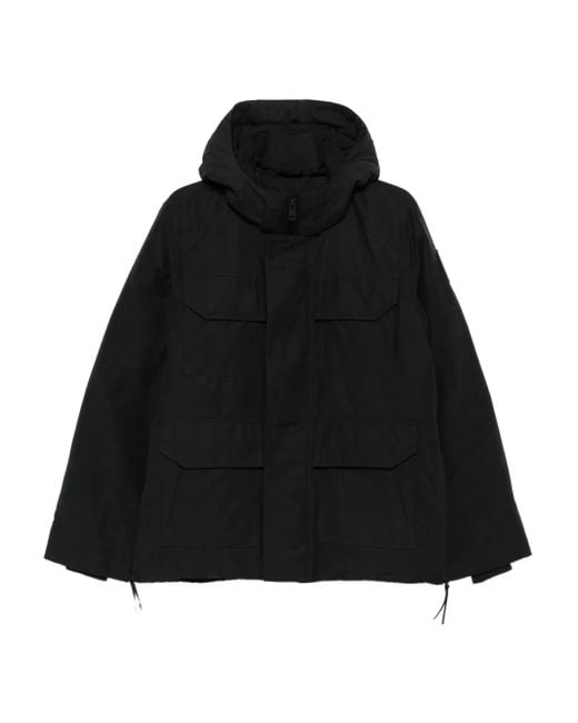 Canada Goose Black Maitland Hooded Parka Coat for men