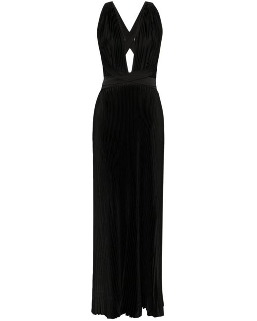 L'idée Black Moderniste Full-length Gown