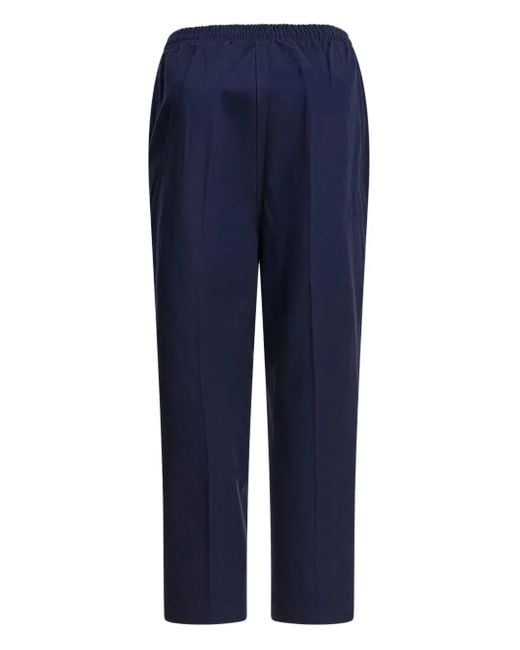 Altum Blue Drawstring Side-Panel Trousers for men