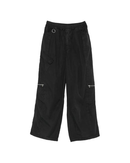 Etudes Studio Black Pantalon À Détails De Zip