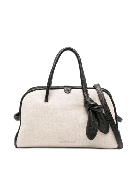 Jacquemus Natural Le Petit Turismo Tote Bag