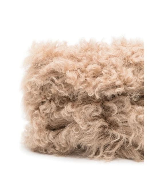 Alexander McQueen Natural T-Bar Cross Body Bag