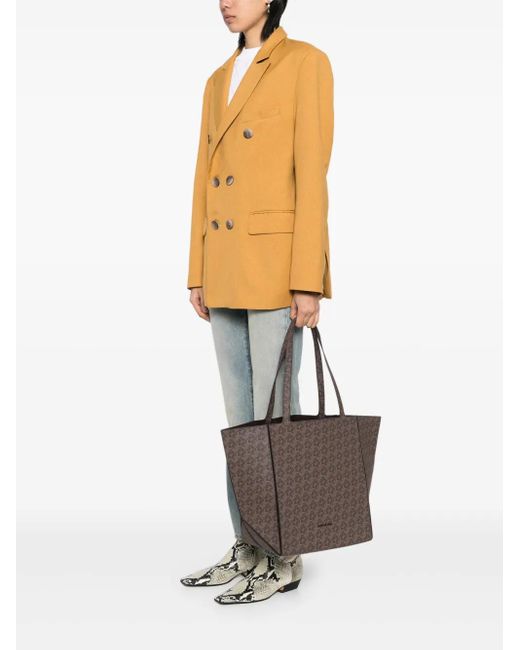 Michael Kors Brown Large Jordi Tote Bag