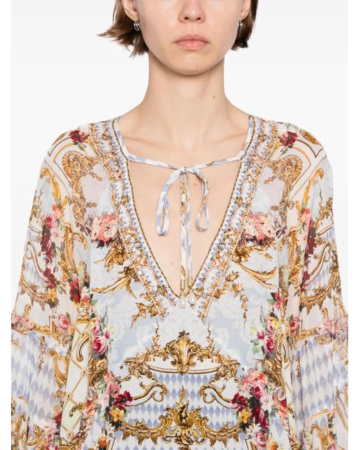 Camilla Natural Throne Games Dress