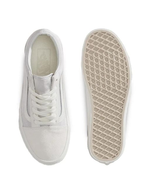 Vans White Old Skool Sneakers