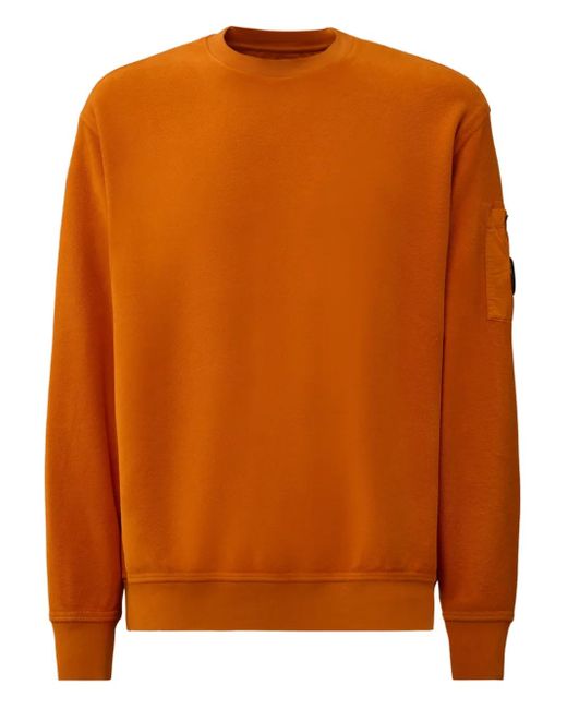 メンズ C P Company レンズポケット スウェットシャツ Orange