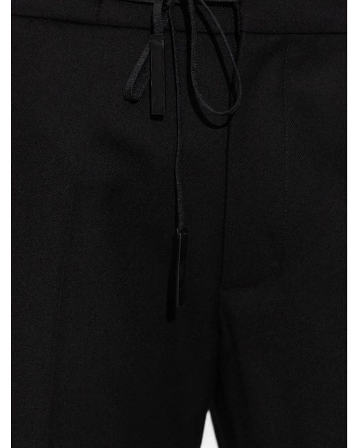 Maison Margiela Black Pantalon À Lien De Resserrage