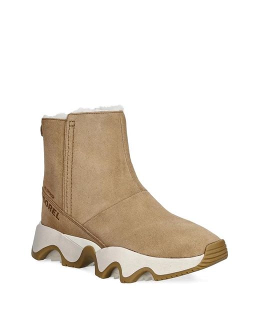 Sorel Natural Bottines Kinetic À Fermeture Zippée Latérale