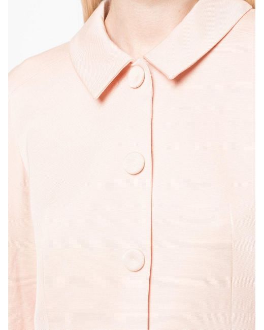 Camisa de seda Paule Ka de color Pink
