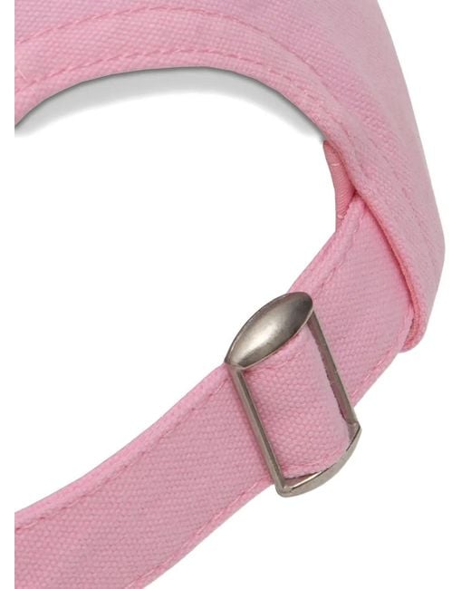 Juicy Couture Pink Embroidered-Logo Baseball Cap